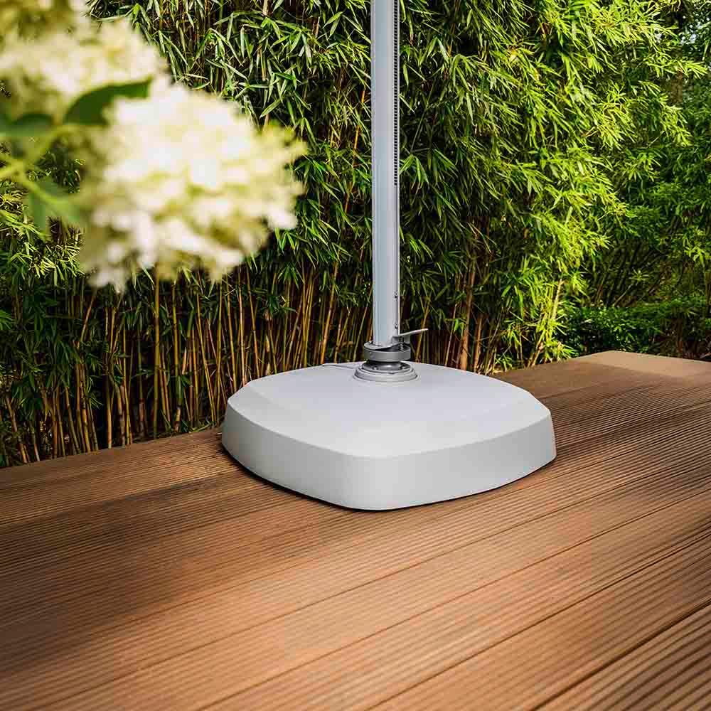 Sonnenschirmständer Roll Base Maxi Anthrazit - Anthrazit, Basics, Kunststoff (90/22/90cm) - Suncomfort by Glatz