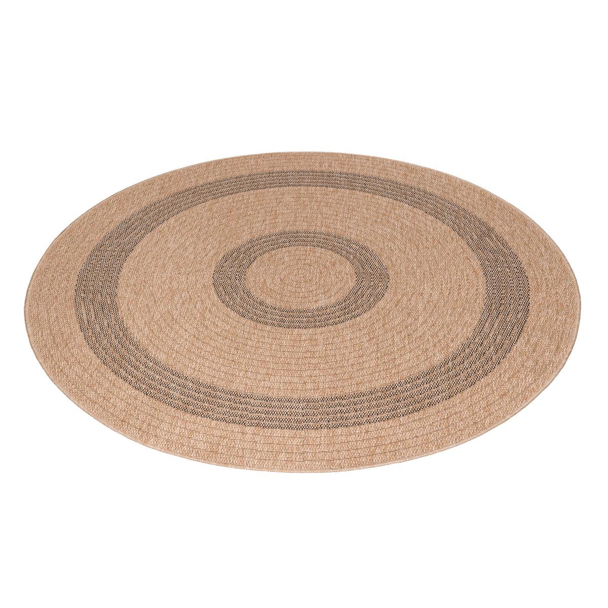 Preproga Za Zunanjo Uporabo Comilla, Bež, 80cm - črna/bež, Basics, tekstil (80/80cm) - Novel