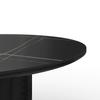 TABLE À MANGER KIANO - noir, MODERN, matériau en bois/céramique (130/75cm) - Bessagi Home