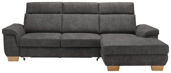 Wohnlandschaft in Schwarz mit Bettfunktion online kaufen mömax