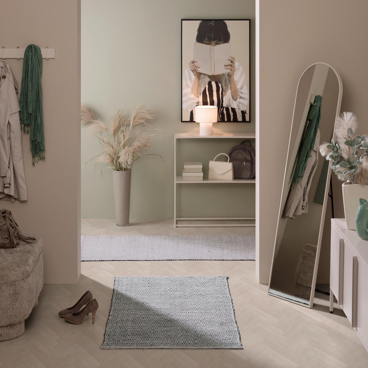 Kézi Szövésű Szőnyeg Carola 80/150 - zöld, Basics, textil (80/150cm) - Modern Living