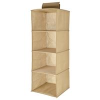 Viseći Elemenat Za Odlagaje 4 Pregrade Smart - bež, Konvencionalno, karton/tekstil (30/30cm) - Mömax