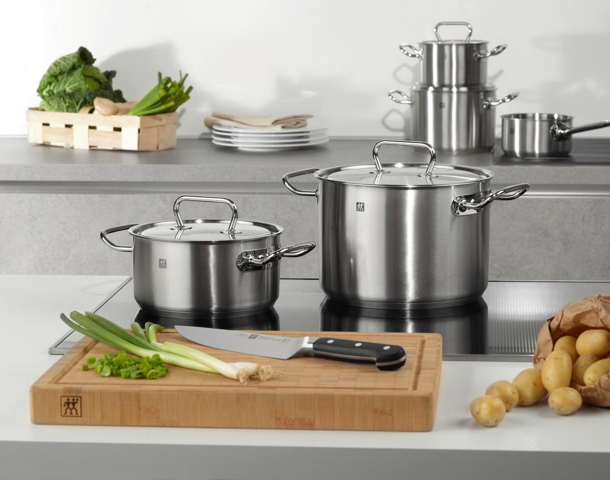 ZESTAW GARNKÓW 1005484 ZWILLING - kolor stalowy, Basics, metal - Zwilling