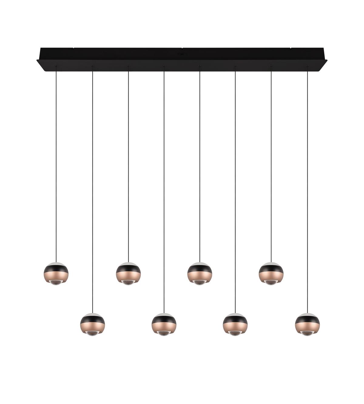 LAMPA ZWIESZANA LED 344410832 ORBIT - czarny, Design, metal (150/13/200cm) - Trio Leuchten