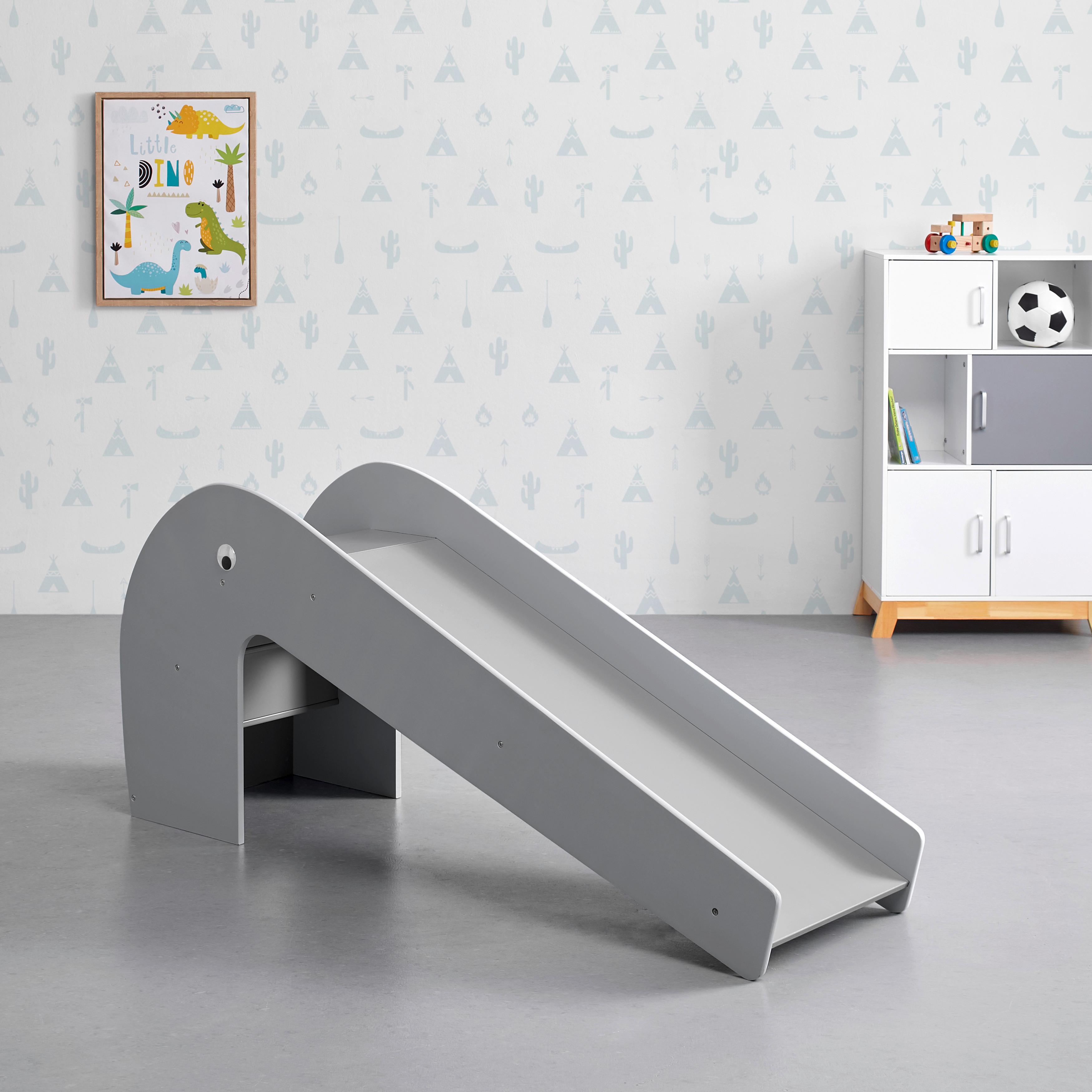 Kinderrutsche Elephant in Grau - Grau, MODERN (45/68/155cm) - Bessagi Kids