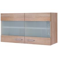 Corp suspendat de bucătărie Samoa - stejar Sonoma/alb, Konventionell, material pe bază de lemn (100/54,8/32cm)