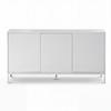 DRESSOIR AMBER - Wit, Modern, Houtcomposiet/Metaal (150/80/40cm) - Bessagi Home
