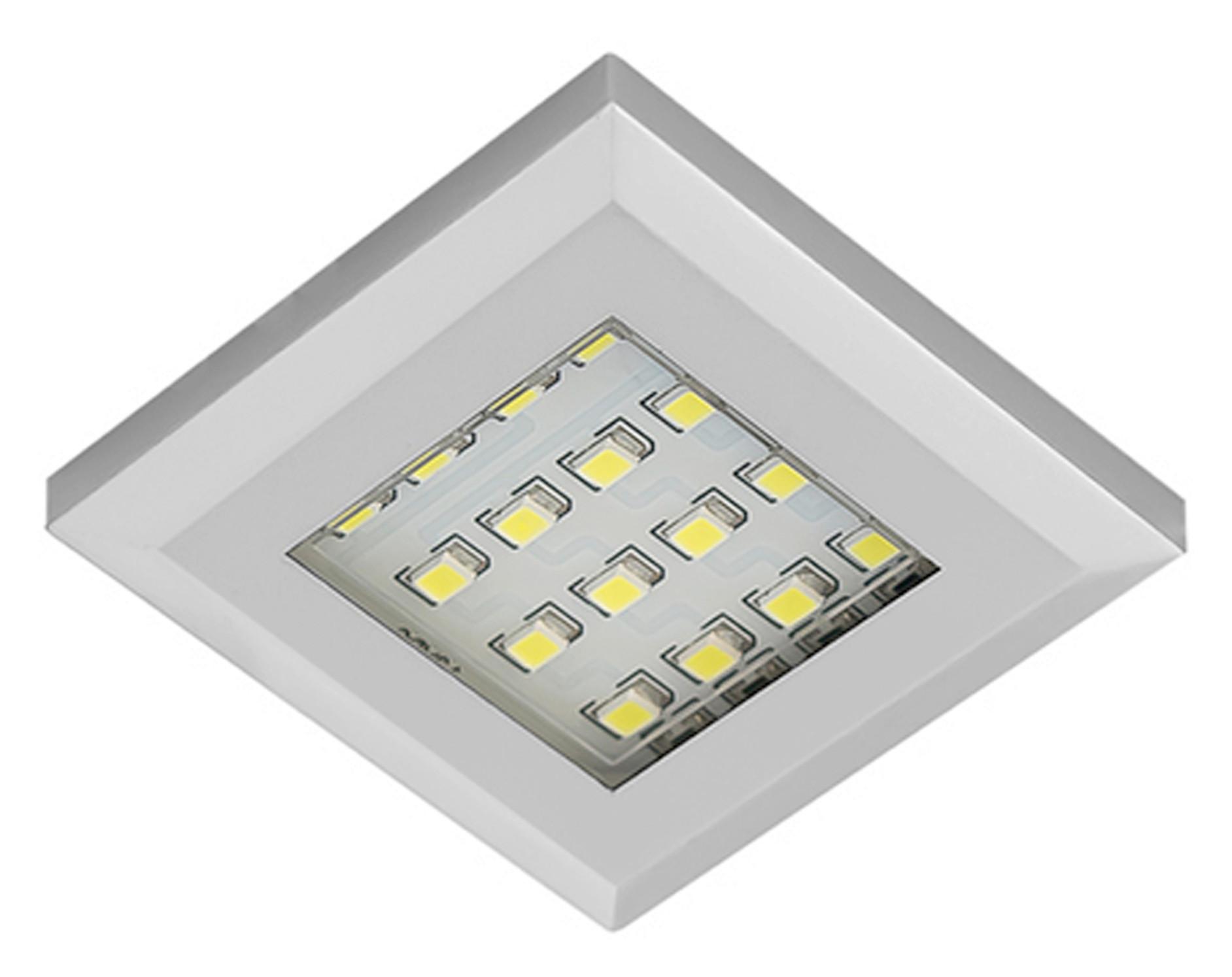 SCHRANKBELEUCHTUNG LEUCHTO - Silberfarben, Basics, Kunststoff (53/53/7cm) - MID.YOU