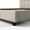 POLSTERBETT FREDERICO - Beige/Schwarz, MODERN, Holz/Holzwerkstoff (180/200cm) - Bessagi Home