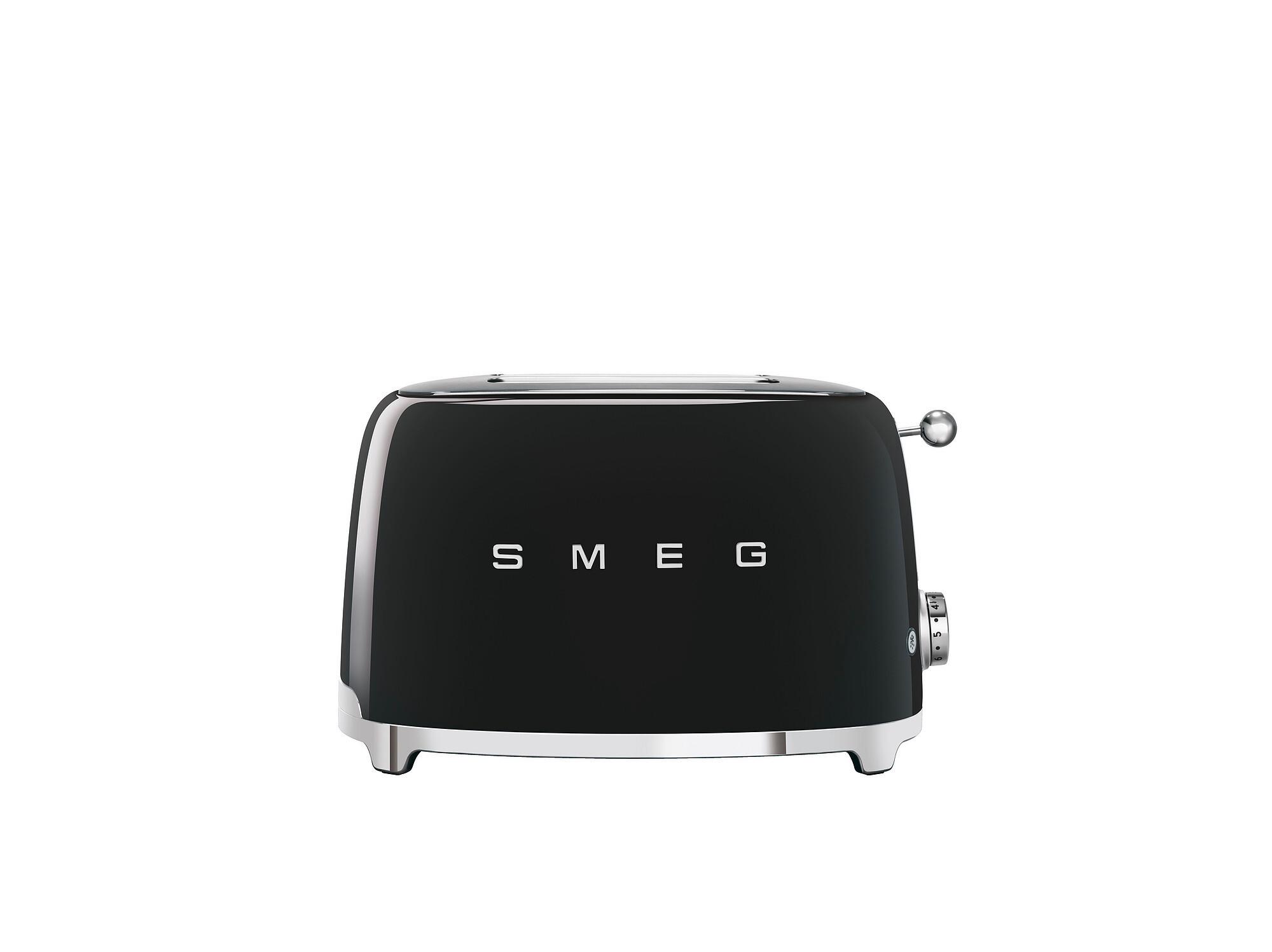 TOSTER TSF01BLEU SMEG - czarny, Basics, metal (31/19,8/19,5cm) - SMEG