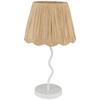 BORDSLAMPA FLOCK - vit/naturfärgad, Klassisk, metall/papper (27/50cm)