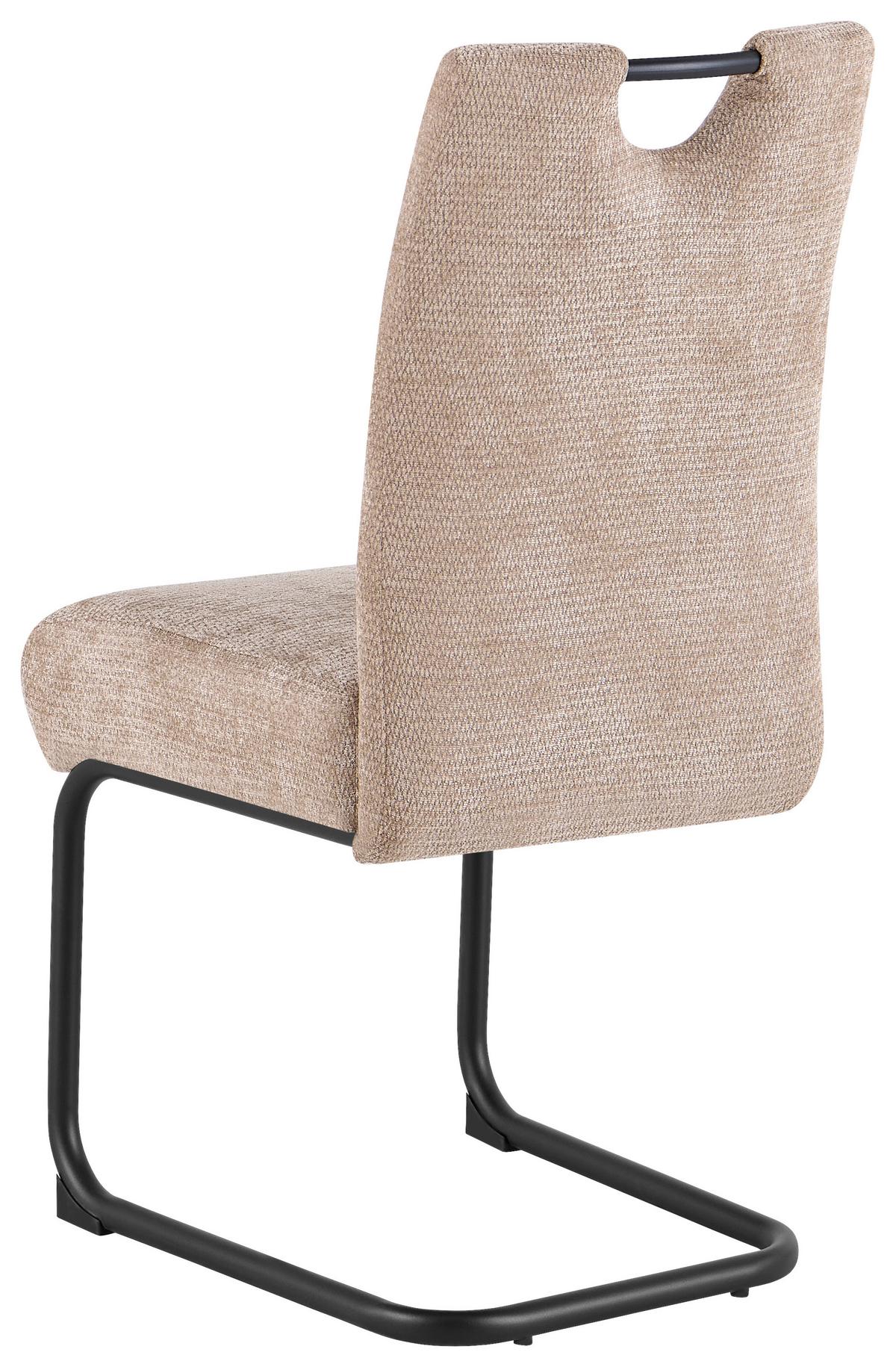 Stolica Pisa - svetlobraon/crna, Osnovno, metal (43/95/60cm) - Mömax