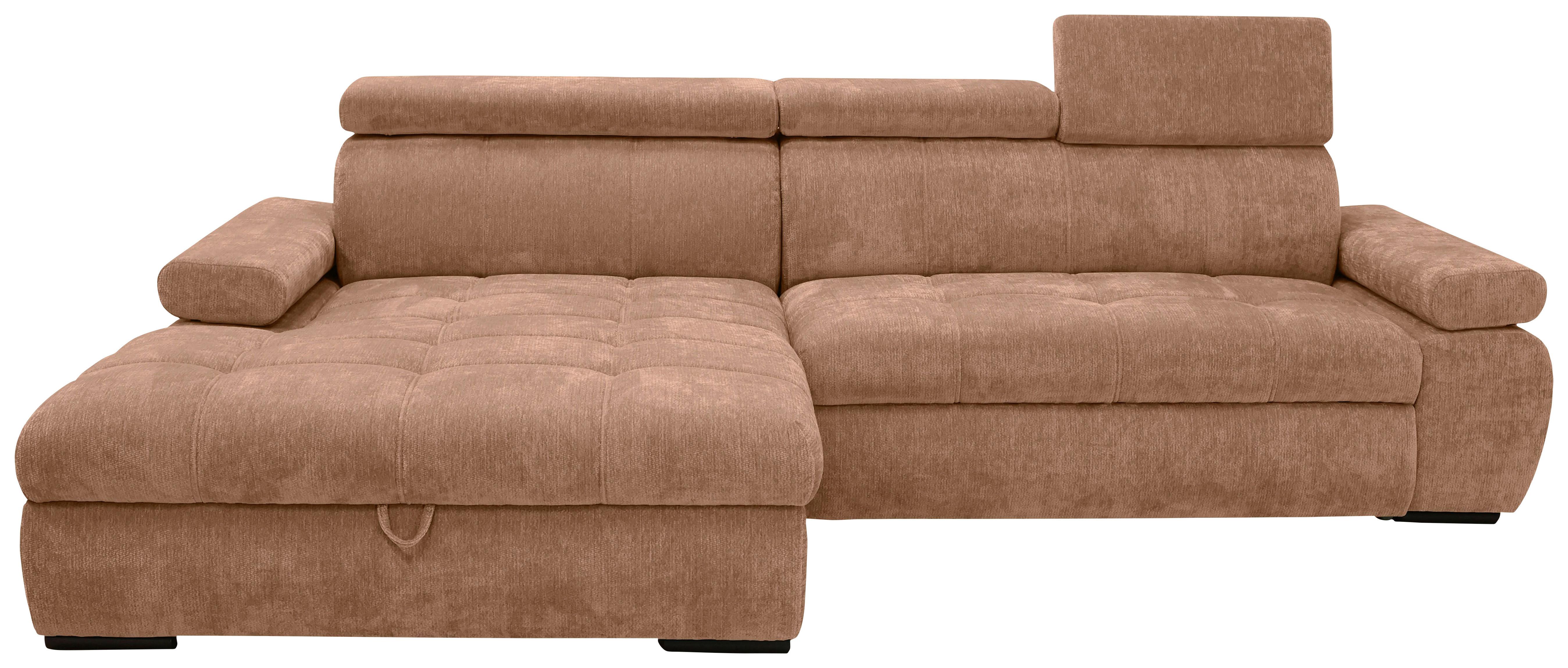 Coltar VEGAS - teracotă, Design, lemn/textil (173/294cm) - Modern Living