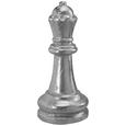 Schachfigur Chess aus Kunststoff - Silberfarben, LIFESTYLE, Kunststoff (23/52/23cm) - Modern Living Schachfigur Chess aus Kunststoff - Silberfarben, LIFESTYLE, Kunststoff (23/52/23cm) - Modern Living