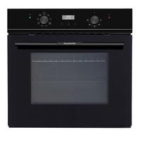 Backofen WMO 80 Schwarz - Schwarz, KONVENTIONELL, Glas/Metall (59,5/59,5/55cm) - Wolkenstein