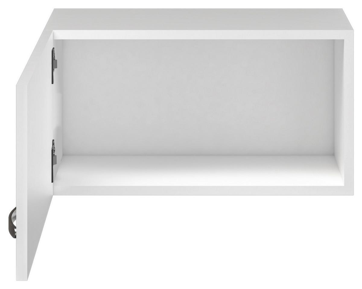 Kuhinjska Zgornja Omarica Alba, Bela, Š. 60 Cm - barve nerjavečega jekla/bela, Moderno, kovina/leseni material (60/32/32cm) - FlexWell