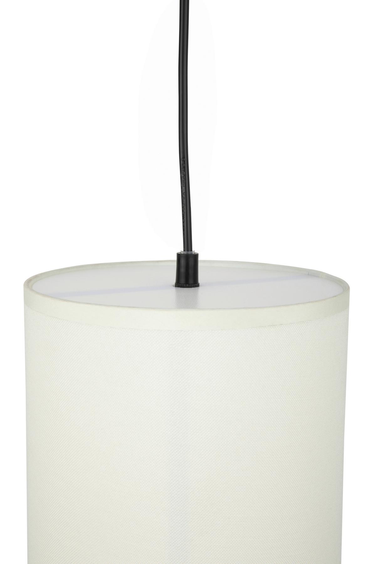 LAMPA WISZĄCA KUSUMA - biały, Design, tworzywo sztuczne/metal (18/120cm) - Collet's Monde