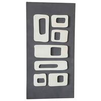 Zidna Dekoracija Veno - bela/crna, Konvencionalno, drvo (60/120/6cm) - Mömax