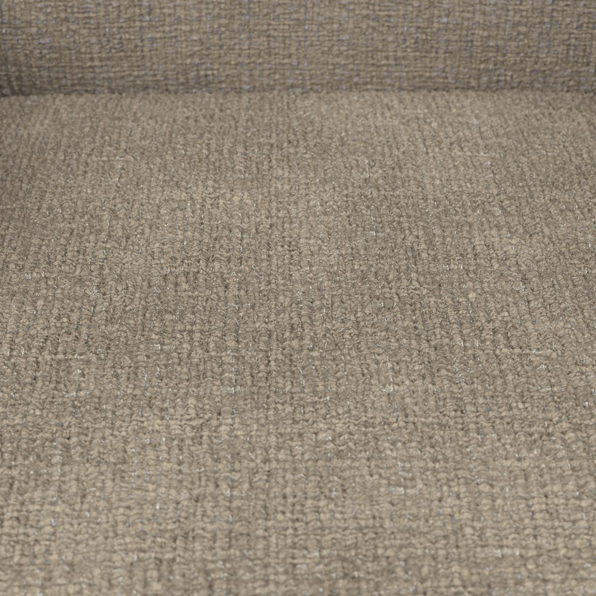 Schaukelsessel Emilio Chenille Beige - Beige/Naturfarben, MODERN, Holz/Textil (67/93/85cm)