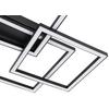 LED-TAKLAMPA TIMRE - svart, Modern, metall/plast (45,3/43,5/7,3cm) - Mömax