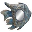 Wandspiegel In Vintage Blau - Blau, Glas/Metall (110/80/15cm) - MÖMAX modern living