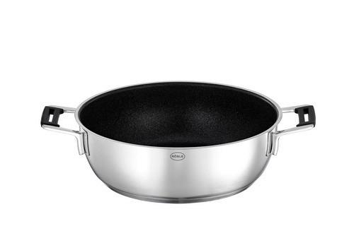 PATELNIA DO SERWOWANIA 91977 RÖSLE - kolor stalowy/czarny, Basics, metal (28cm) - Rösle