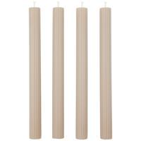 Hengergyertyakészlet Classic I - bézs, Basics, természetes anyagok/paraffin (2,2/25cm) - Modern Living