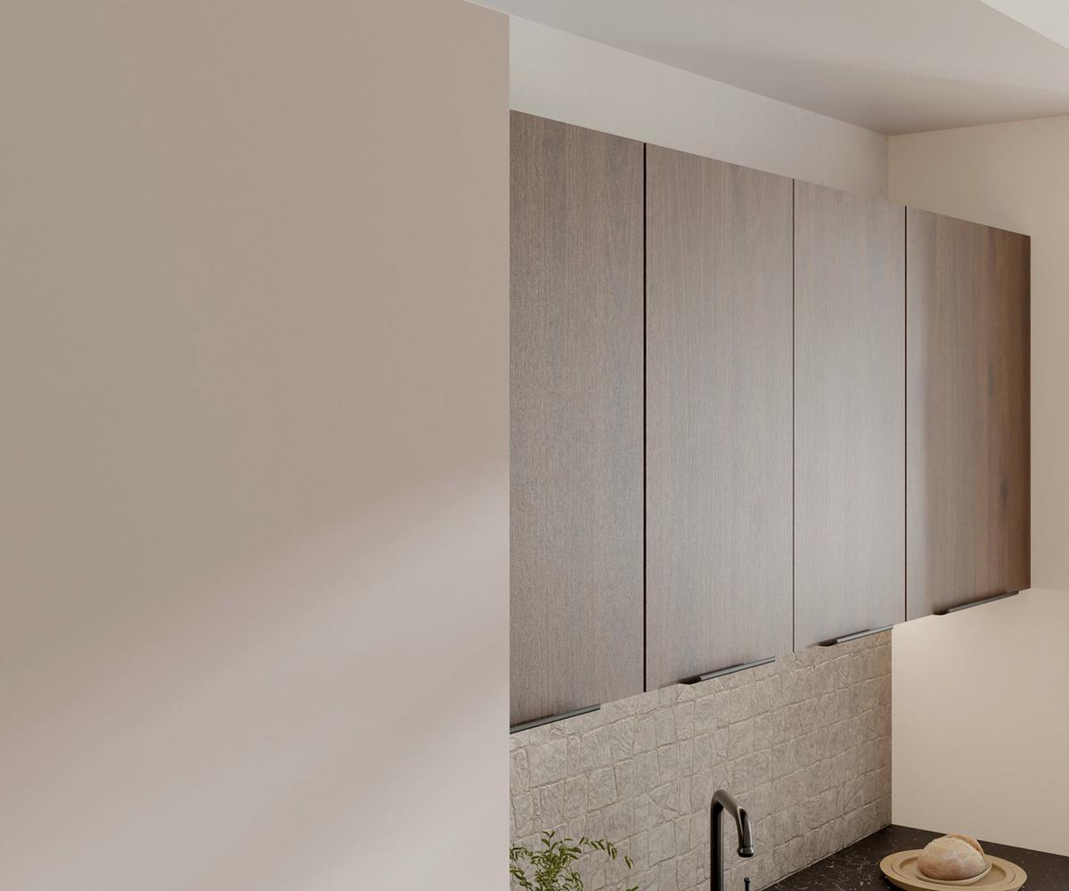 Blok Kuhinja Arona/monza - kašmir/boja orahovog drveta, Moderno, metal/pločasti materijal (260/210/60cm) - Modern Living