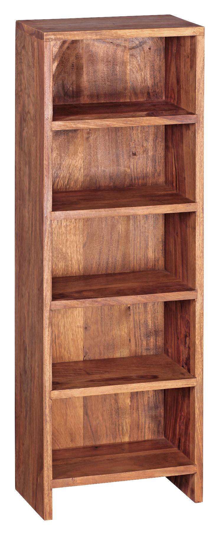 CD-Regal Mumbai Sheeshamholz - Sheeshamfarben, MODERN, Holz (30/90/17cm) - MID.YOU