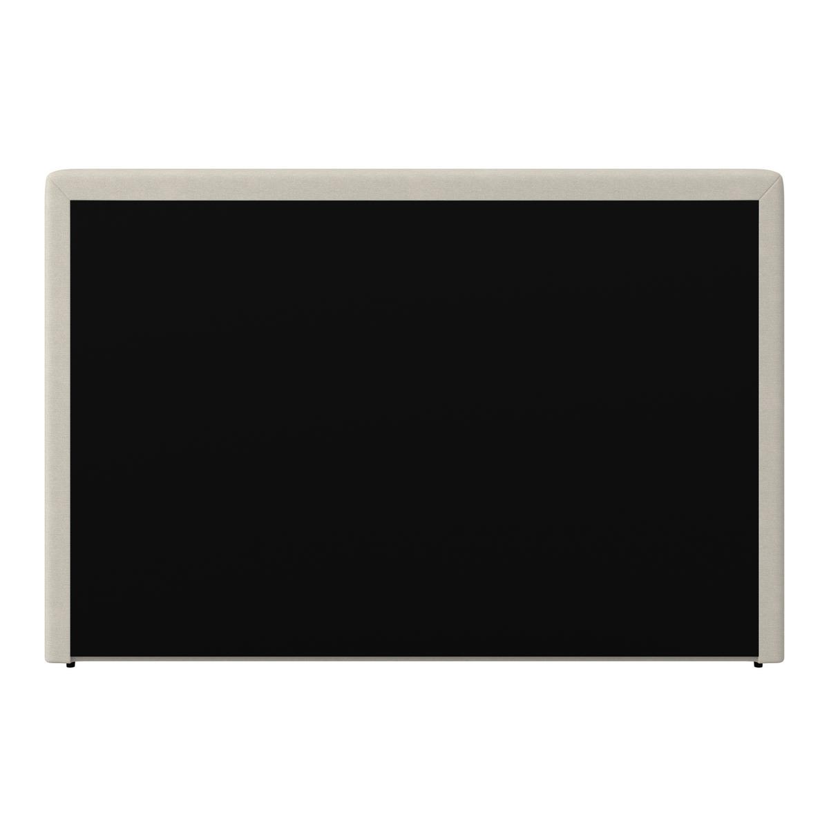 Postelja Z Vzmetnico Nevada, 180x200, Bež - črna/bež, Moderno, kovina/tekstil (180/200cm) - Bessagi