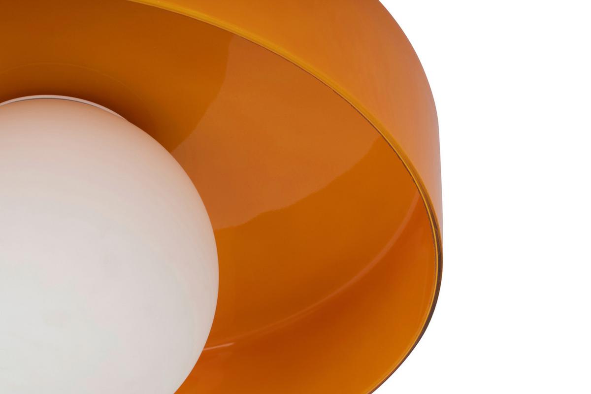 LAMPA SUFITOWA KORDULA - pomarańczowy, Design, metal/szkło (35/18cm) - Collet's Monde