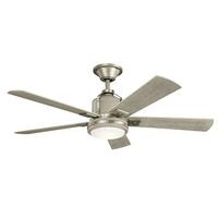 Stropni Ventilator Klf-Colerne-52-Bn - boje oraha/boje nikla, Basics, staklo/drvo (132/43cm)