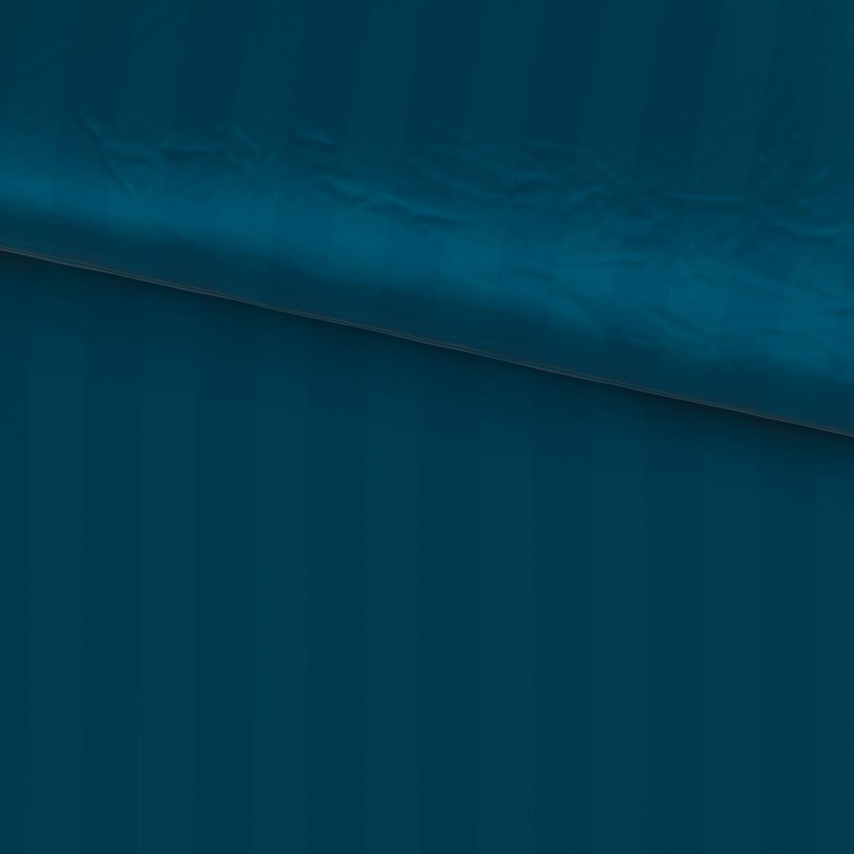 Bettwäsche Xenia Streif Blau ca. 135x200cm - Blau, MODERN, Textil (135/200cm) - Premium Living