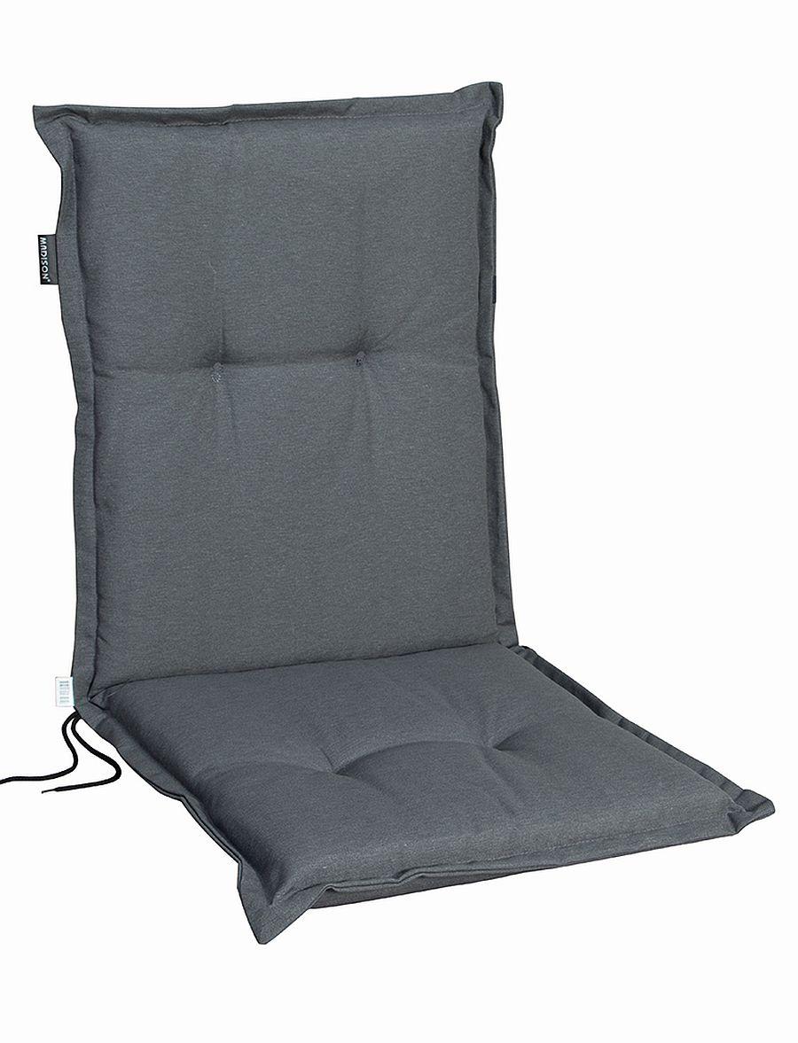 Sesselauflagen-Set Pana 4-tlg. Niedriglehner Grau - Grau, KONVENTIONELL, Textil (50/8/105cm) - Ambia Garden