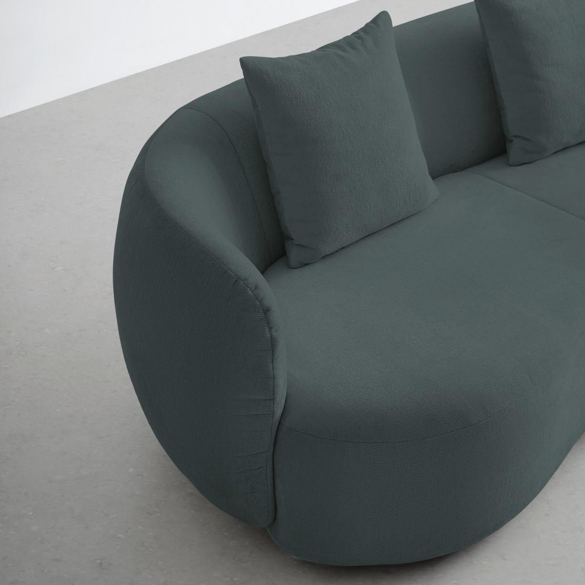 Bigsofa Leonas Anthrazit - Anthrazit/Schwarz, MODERN, Kunststoff/Textil (235/72/110cm) - Premium Living