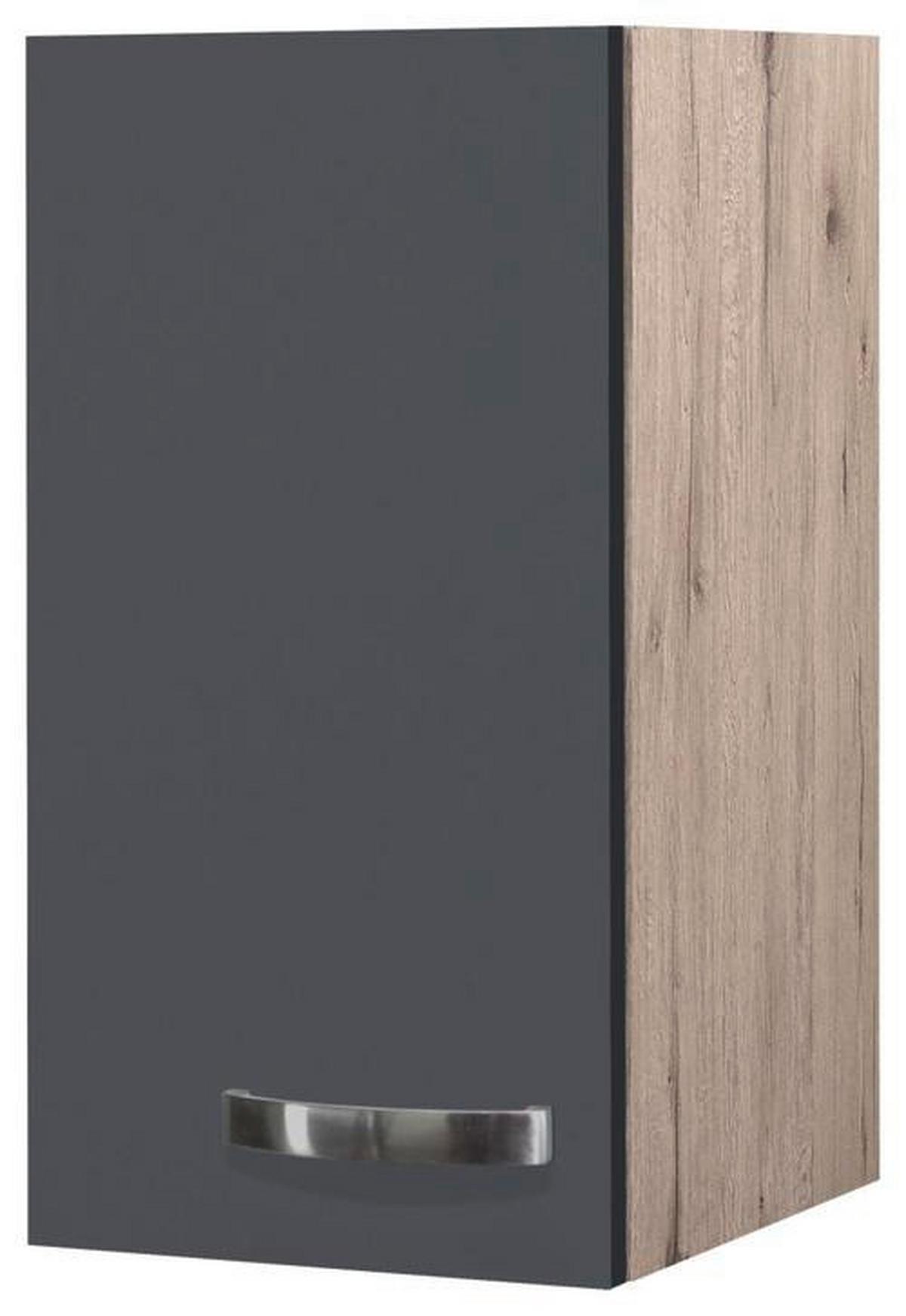 Corp superior de bucătărie SHADOW   H30 - gri închis/stejar San Remo, Modern, material pe bază de lemn (30/54/32cm)