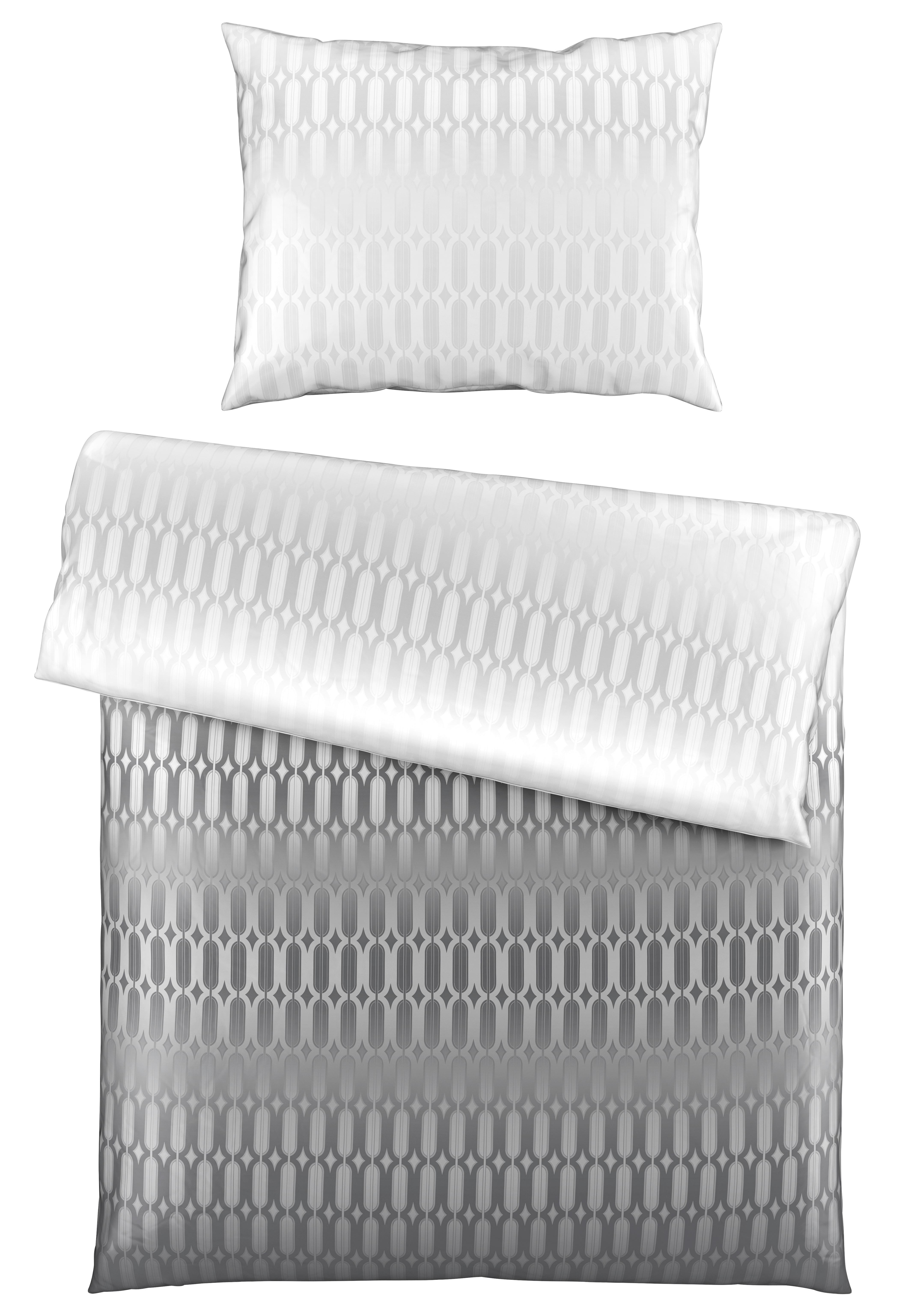 Posteljnina Picol - srebrne barve/siva, Moderno, tekstil (140/200cm) - Premium Living