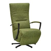 Relaxsessel Sitting 3 in Olive - Schwarz/Olivgrün, MODERN, Kunststoff (66/114/84cm) - Premium Living
