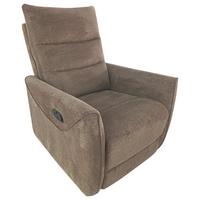 Relaks Fotelja Allegro - smeđa, Moderno, drvo/tekstil (82/102/92cm) - Mömax