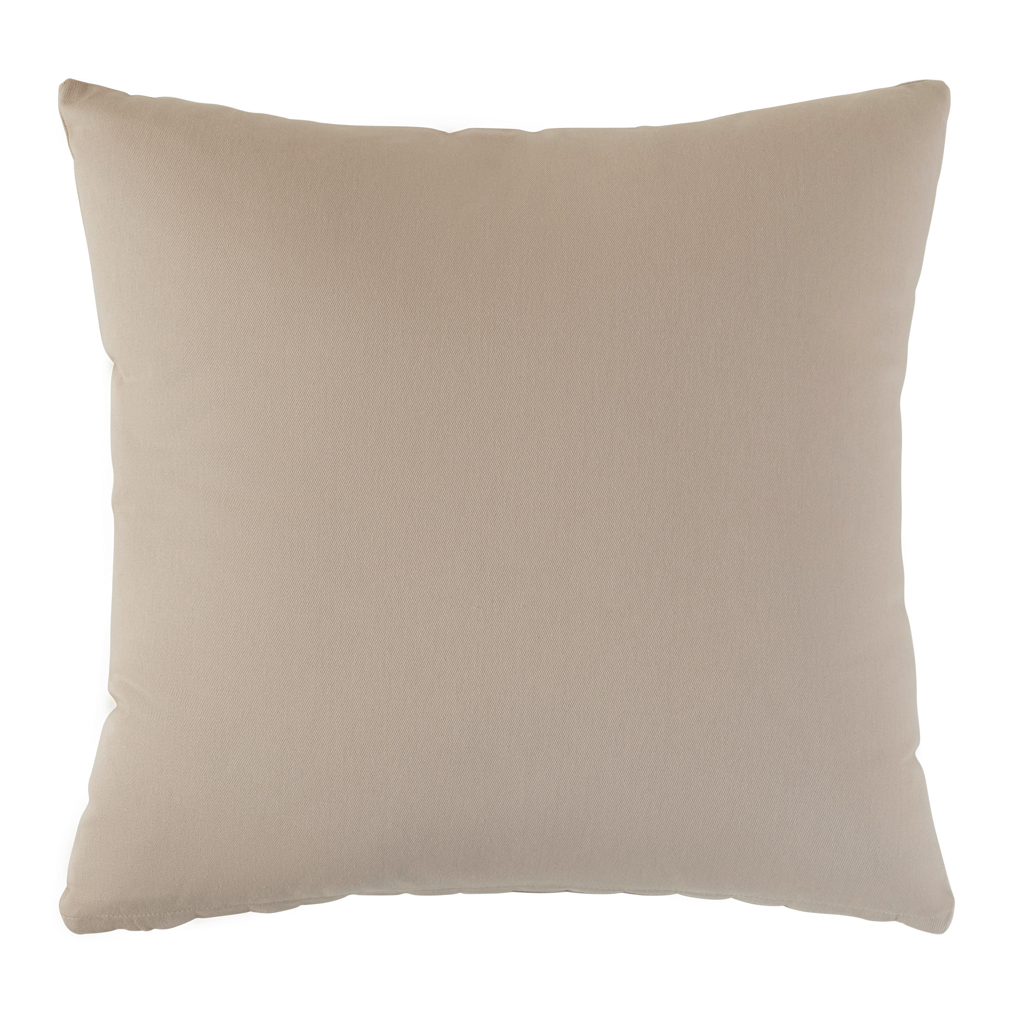 Zierkissen Poppy Graubraun ca. 45x45cm - Graubraun, Konventionell (45/45cm) - Mömax