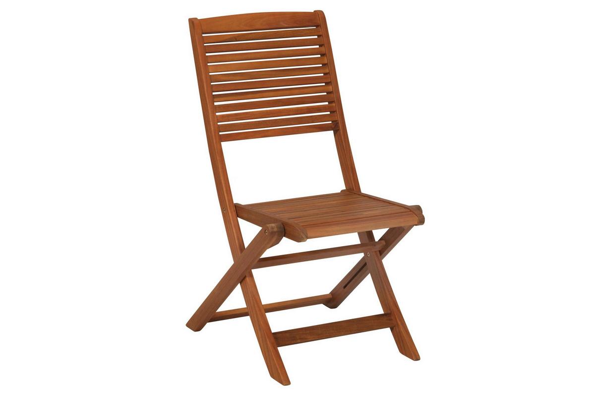 Balkonset Bali Holz 5-tlg. - Beige/Akaziefarben, KONVENTIONELL, Holz/Textil - Gardenson