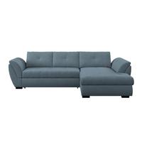 Kutna Garnitura Berisso - plava/crna, Konvencionalno, tekstil (278/187cm) - Ondega