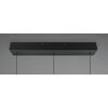 LED-HÄNGLAMPA SESTINE - svart, Modern, metall/plast (60/9/150cm) - Mömax