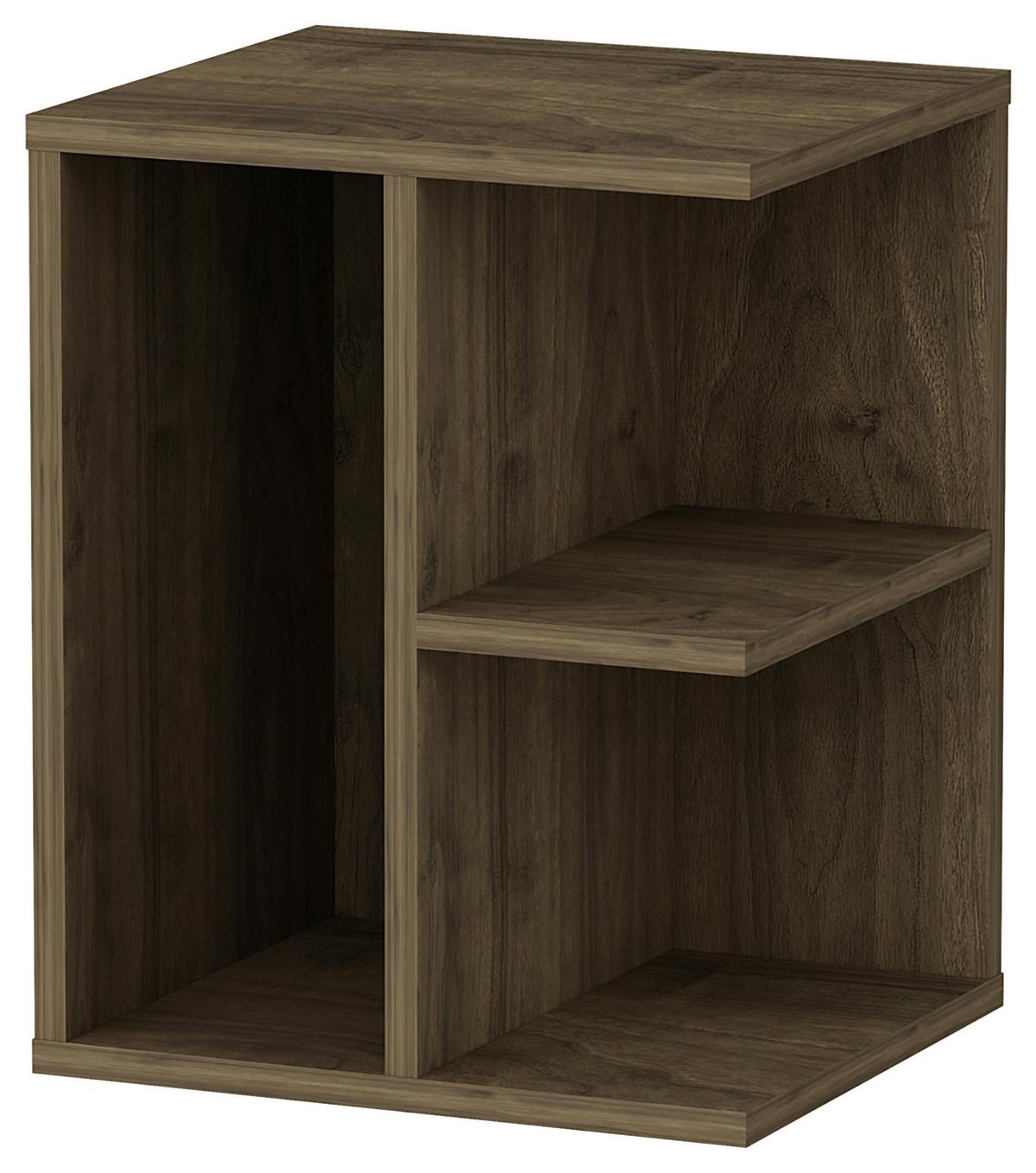 Nachttisch Prometheus ca. 40x50x39,6cm Walnussfarben - Walnussfarben, Design, Holzwerkstoff (40/50/39,6cm) - MID.YOU