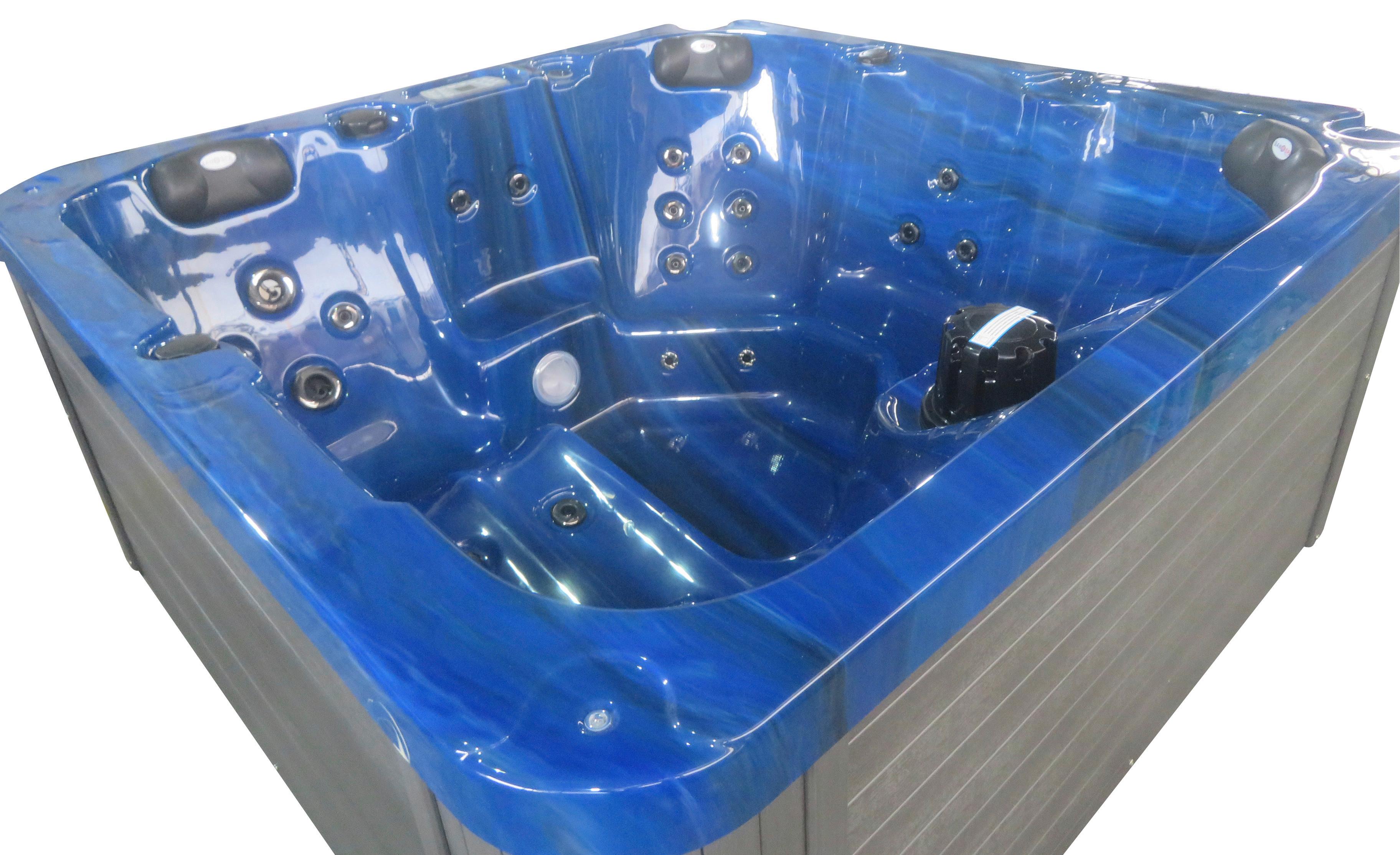 Jacuzzi Palma - kék, műanyag/fém (190/86/190cm) - Sanotechnik
