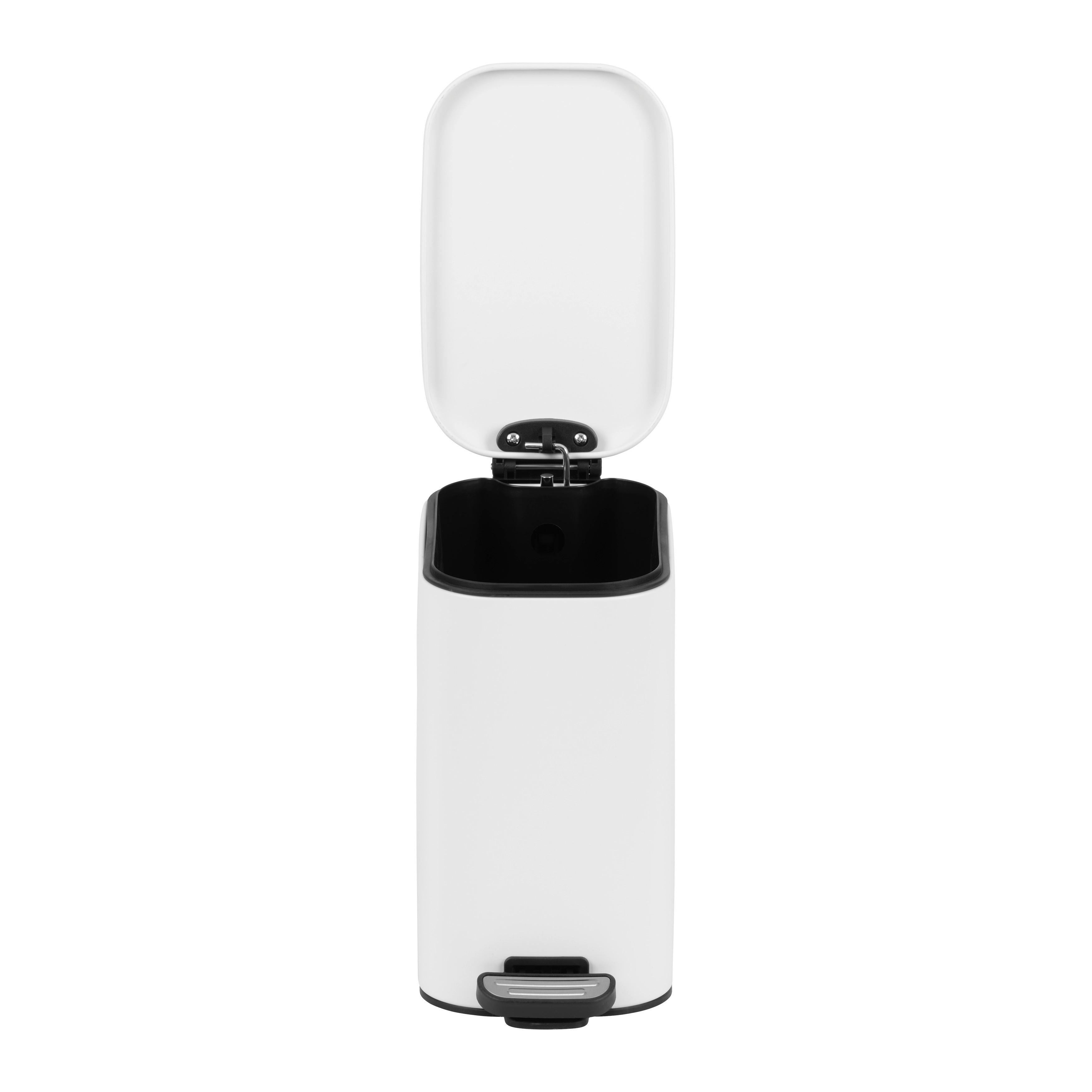 PEDALHINK VARIO CA.6L - vit/svart, Modern, metall/plast (15/28/26,9cm) - Mömax