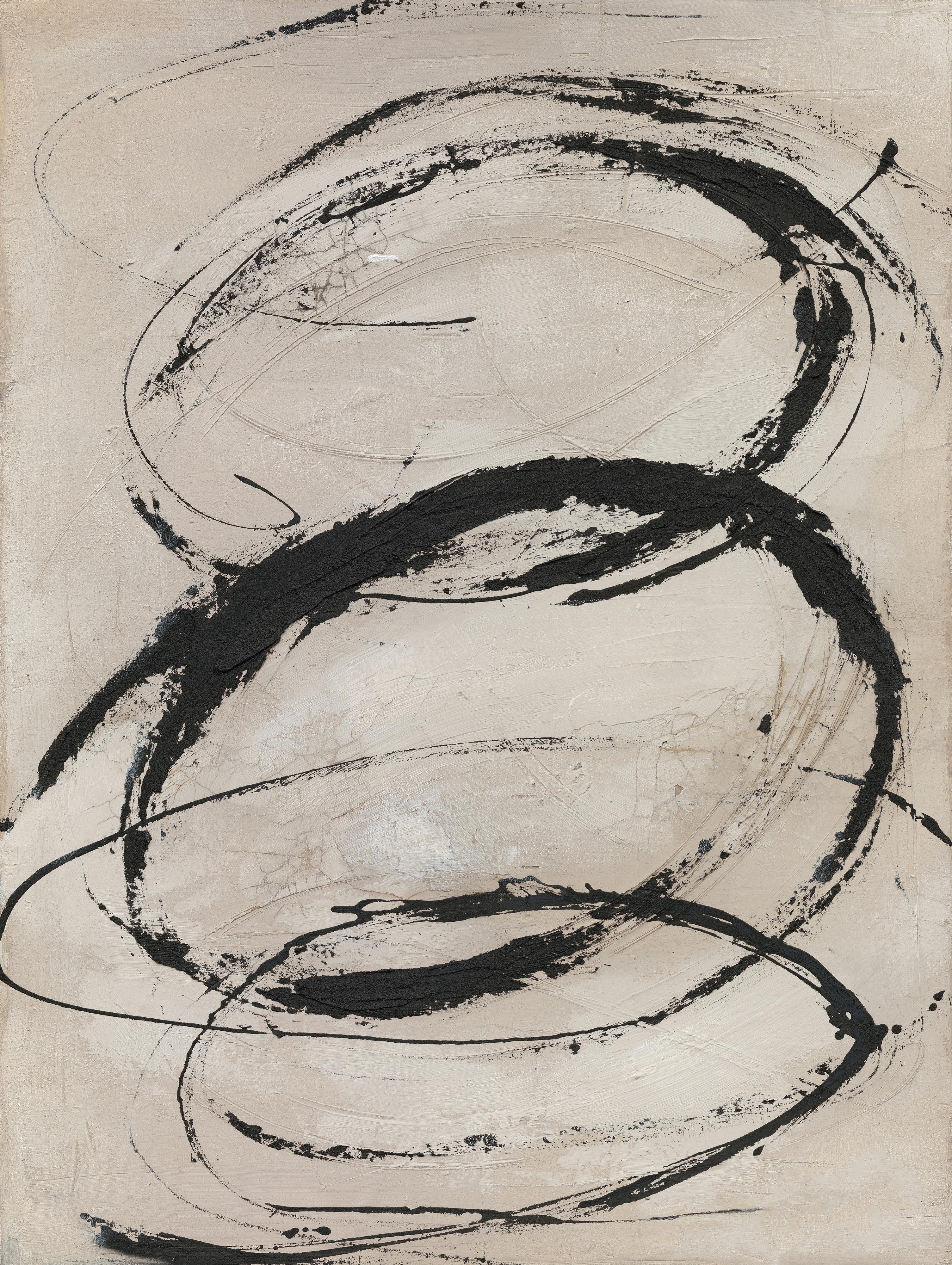 Slika Koni 80x120cm - bež/crna, Moderno, drvni materijal/tekstil (80/120/3,8cm) - Mömax