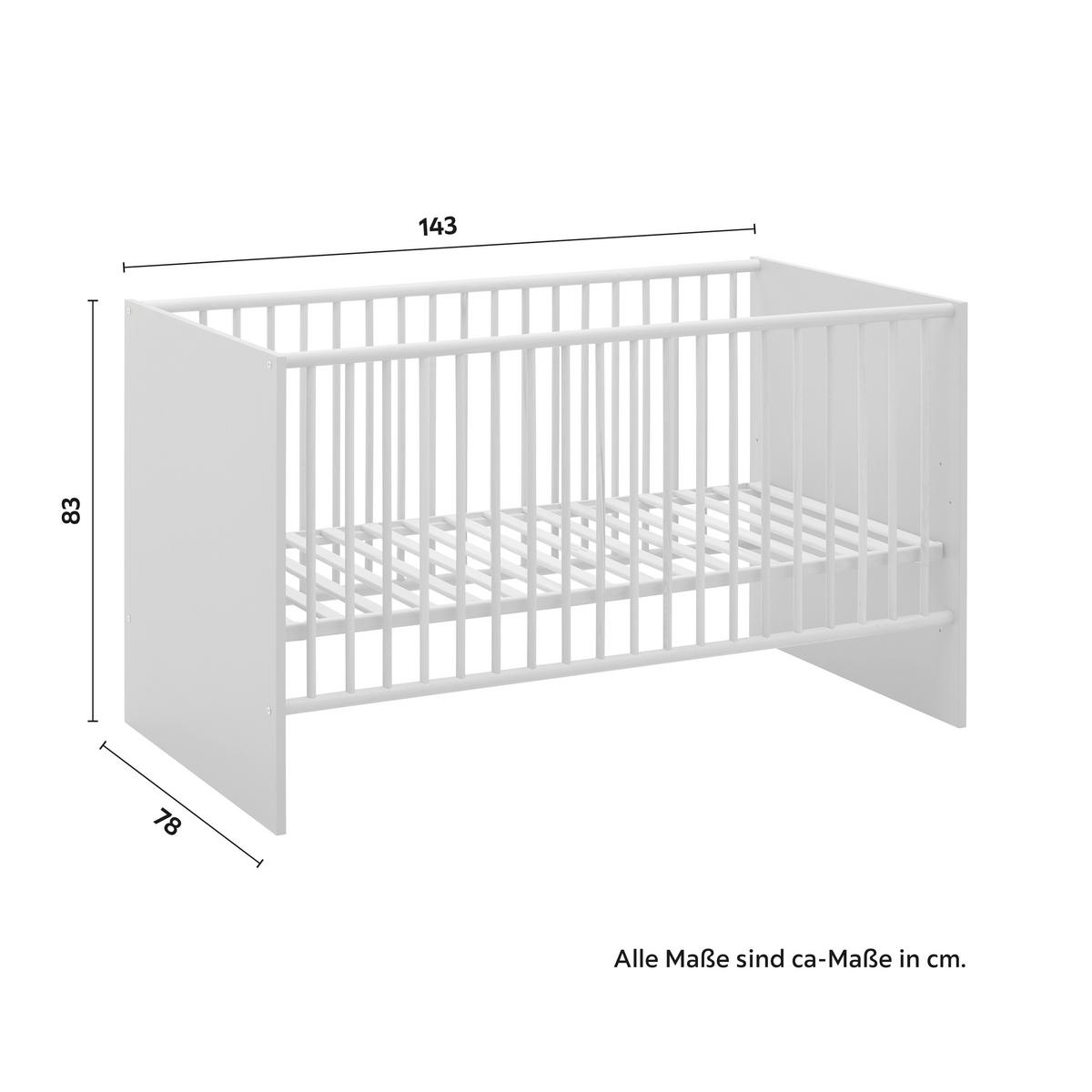 Soba Za Bebe July - bež/krem, Moderno, drvni materijal (311/190/144cm) - Bessagi Kids