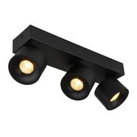 LED-Strahler Rae Schwarz max. 6 Watt - Transparent/Schwarz, Design, Kunststoff/Metall (33/7,2/12cm) - Globo