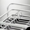 AVRINNINGSSTÄLL OSKAR - aluminiumfärg/svart, metall/plast (32/12,5/38cm) - Mömax